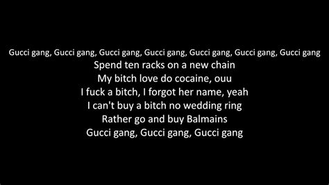the ringer lyrics gucci gang